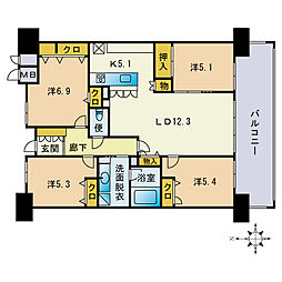 間取図画像 4LDK
