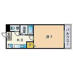 間取図画像 1K