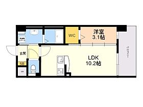 フルハウス高宮 501 ｜ 福岡県福岡市南区向野１丁目19番8号（賃貸マンション1LDK・5階・34.18㎡） その2