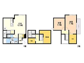 Ｂｅｌｌｅ　Ｌｅａｄ大橋 1 ｜ 福岡県福岡市南区南大橋１丁目1番25号（賃貸アパート2LDK・1階・68.31㎡） その2