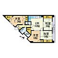 クレストG344階8.8万円