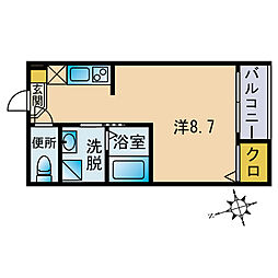 間取図画像 ワンルーム