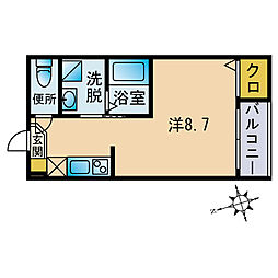 間取図画像 ワンルーム