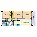 NTT-KF高宮住宅5階12.6万円