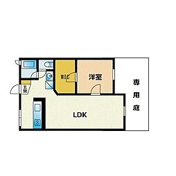 間取図画像 1LDK