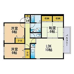 間取図画像 3LDK