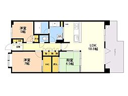 間取図画像 3LDK