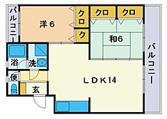 物件の間取り