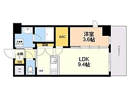 LUMINOUS ALFACIO(ルミナス アルファシオ) 1LDKの間取図画像