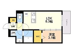 Gran Carrefour IJIRI 1LDKの間取図画像