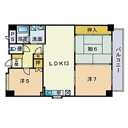 間取図画像 3LDK