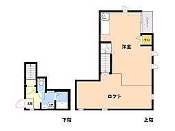 MAISONETICGarden姪浜 ワンルームの間取図画像