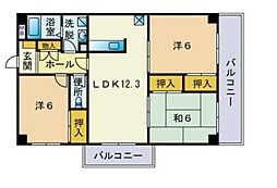ソフィア 3LDKの間取図画像