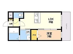 間取図画像 1LDK