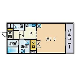 間取図画像 1K