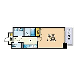 スペランツァ 1Kの間取図画像
