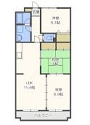 エトランゼ2 3LDKの間取図画像