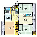 第2田島ハイツ3階5.9万円