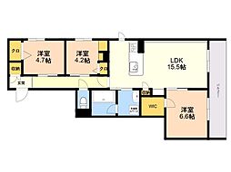 間取図画像 3LDK