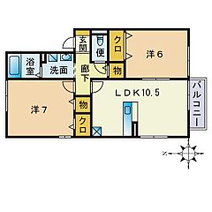 物件の間取り