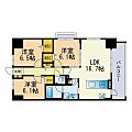 ラフィーネグラン室見9階16.4万円