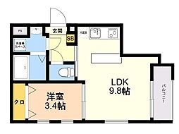 間取図画像 1LDK
