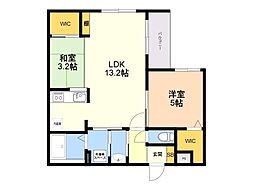 間取図画像 1SLDK