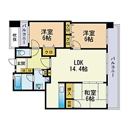 間取図画像 3LDK