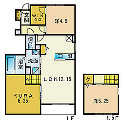 間取図画像 2SLDK
