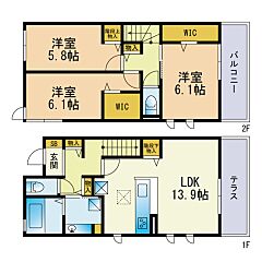 物件の間取り