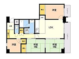 グランドメゾン藤崎 4LDKの間取図画像
