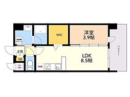 Ｑｕｉｎｔｅｔ　Ｍｉｎａｍｉ　Ｆｕｋｕｏｋａ 4階1LDKの間取り