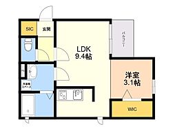 間取図画像 1LDK