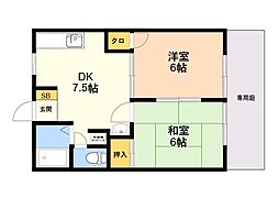 間取図画像 2DK