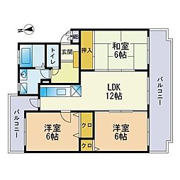 間取図画像 3LDK