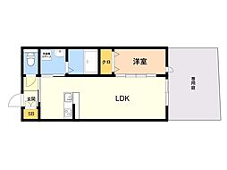 スペリオーレ桜 1LDKの間取図画像