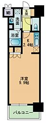 RJRプレシア南福岡 1Kの間取図画像