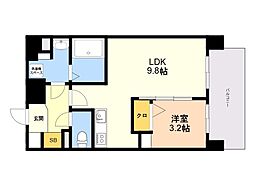 MaisondeBonheur 1LDKの間取図画像