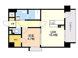 MoltoFelice 1LDKの間取図画像