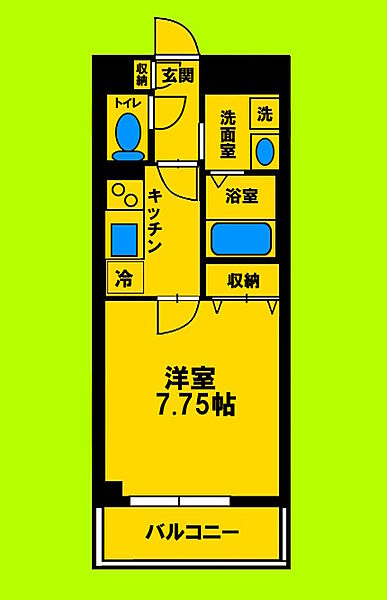 大阪府豊中市小曽根4丁目(賃貸マンション1K・3階・27.53㎡)の写真 その2