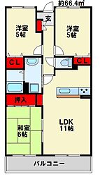 間取図画像 3LDK