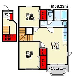 カーサ徳光　A棟 2階
