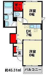 エール湯川 B棟 1階/105