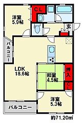 物件の間取り