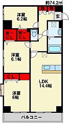 物件の間取り