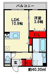 フース コーシェリ 2階/203