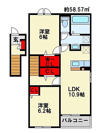 ロータス北泉2_間取り_0