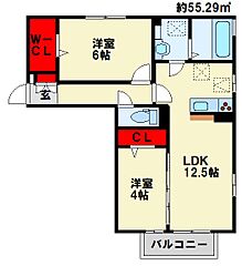 物件の間取り