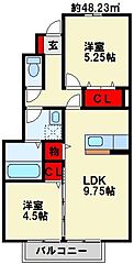 物件の間取り