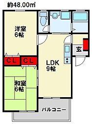 シティベール横代D 2階